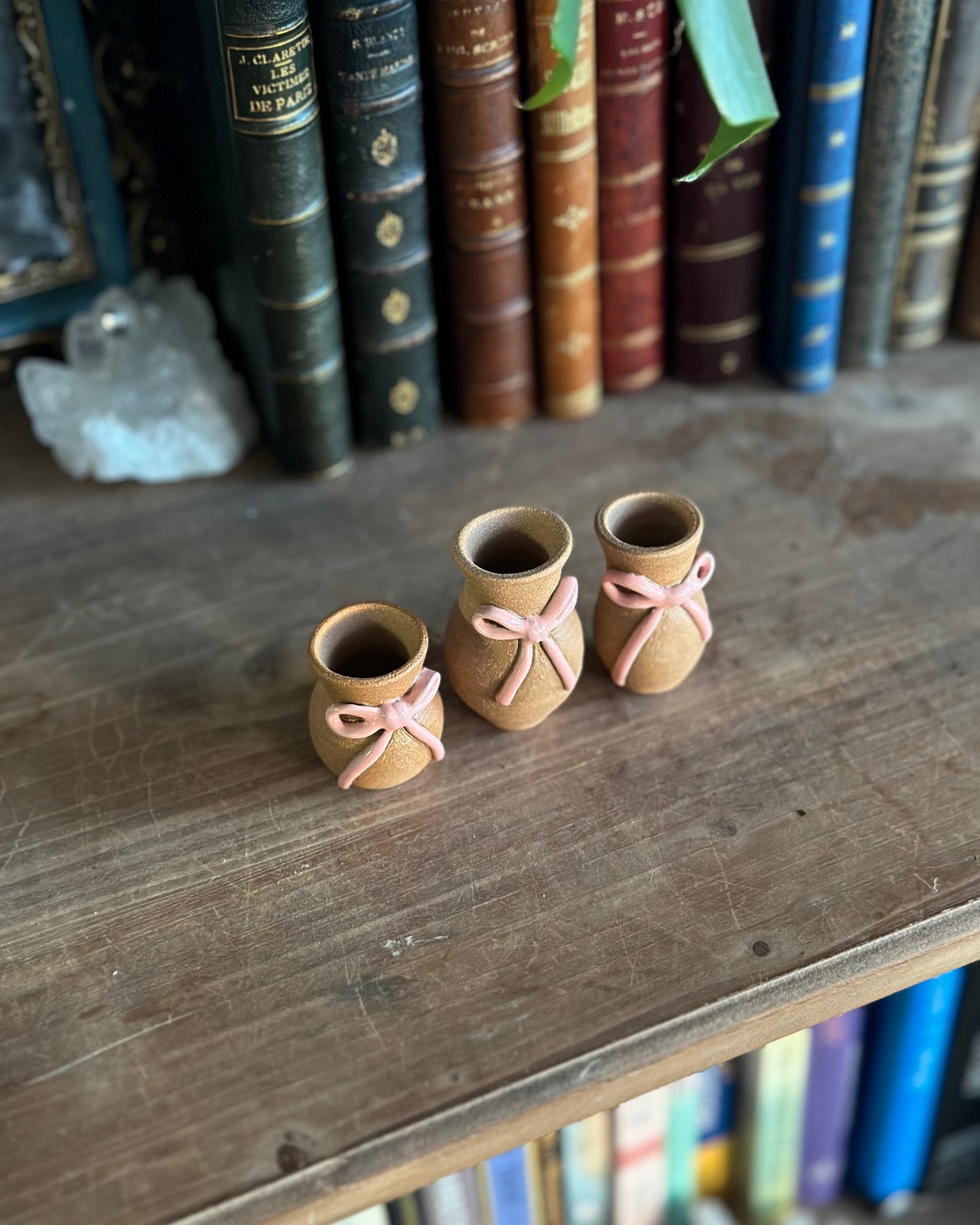 Miniature Bow Vases