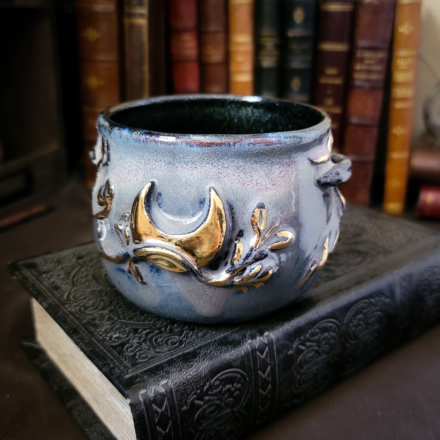 Gilded Luna Cauldron