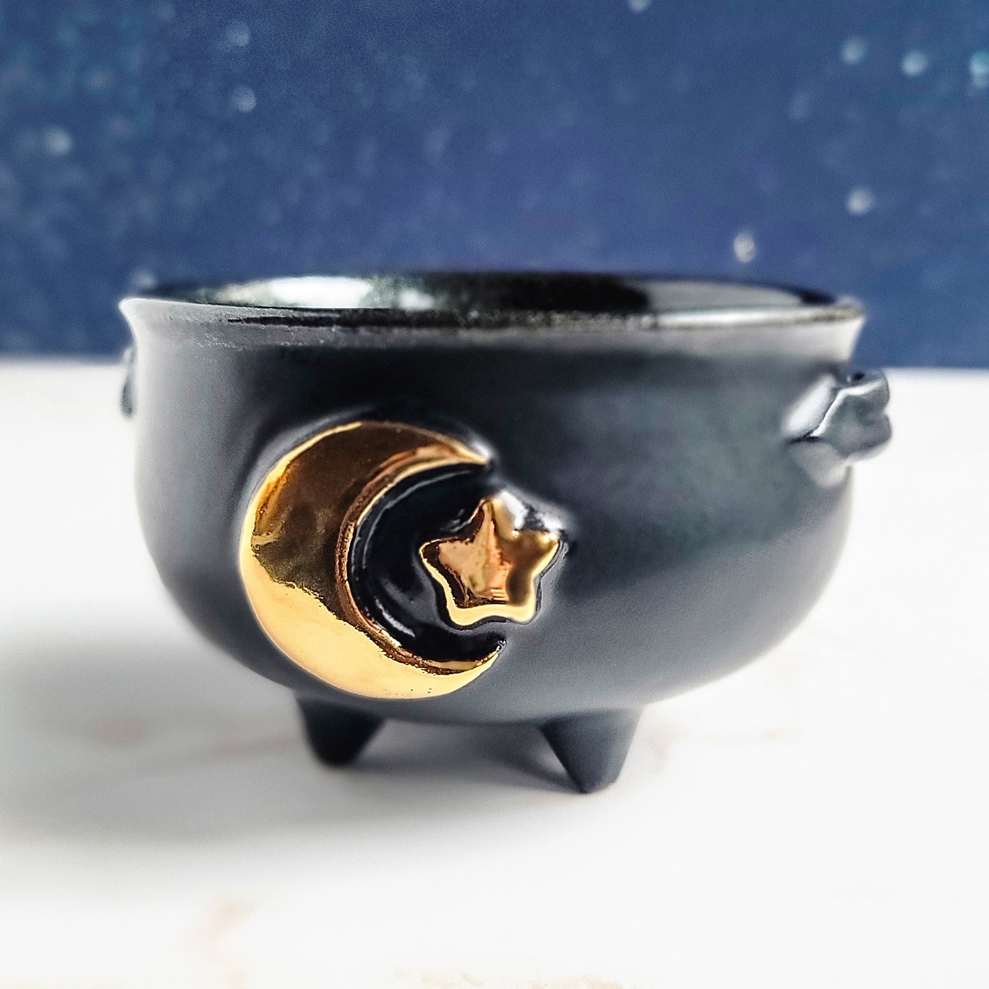Gilded Chunky Celeste Starlight Cauldron