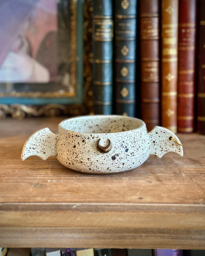 Bat Guardian - Fossil (Pierced)