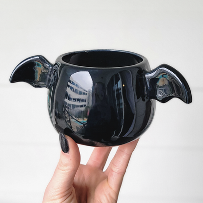 Winged Planter - Glossy Black (M) #2