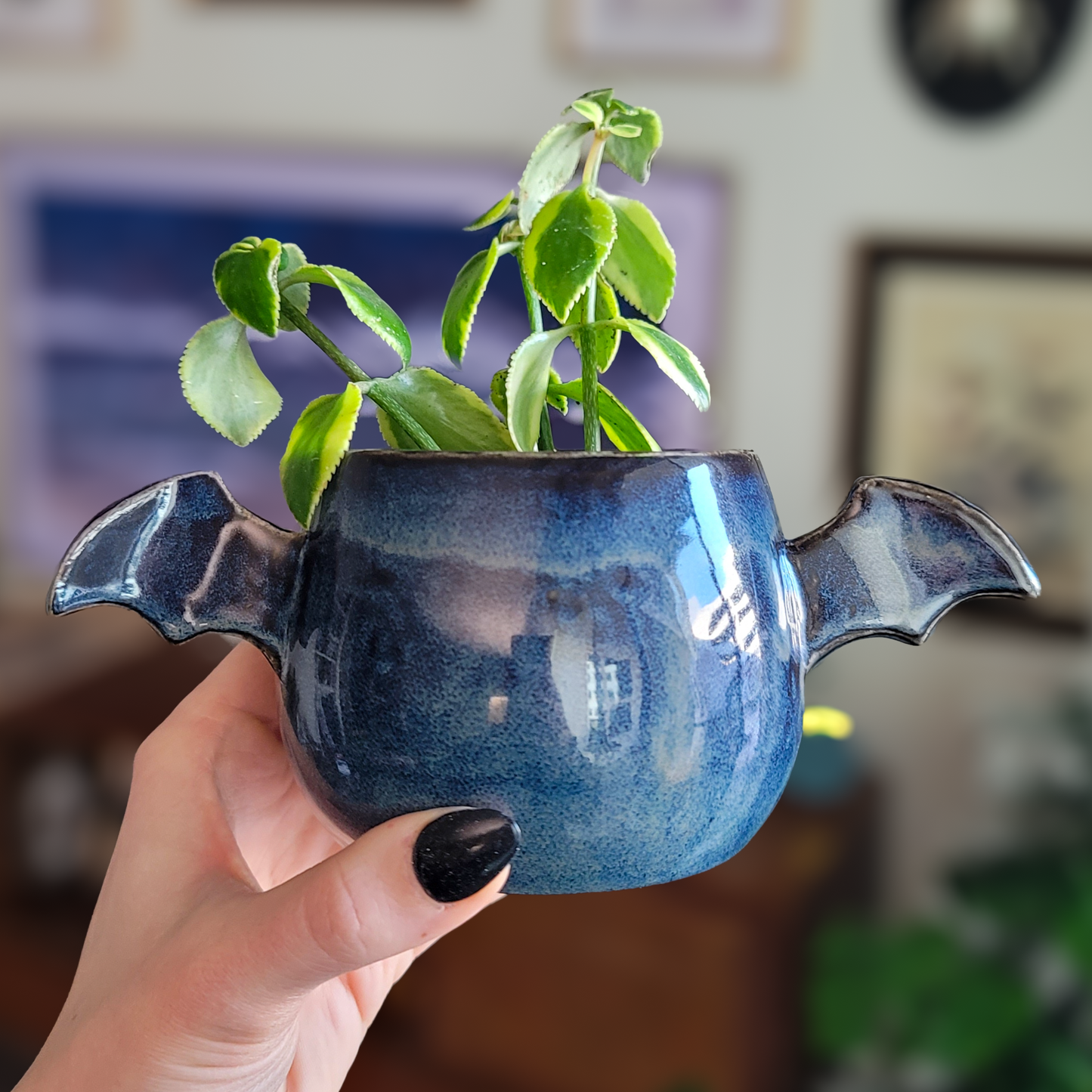 Winged Planter - Denim (M) #1