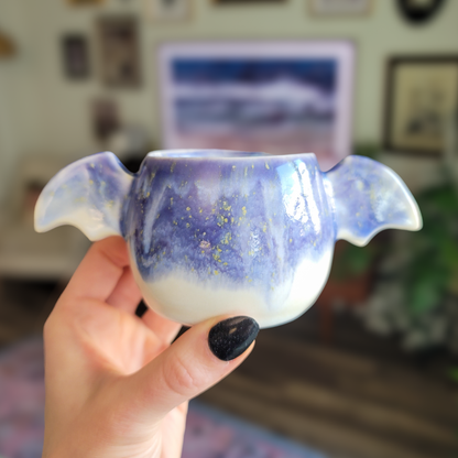 Winged Planter - Watercolor Blue #2