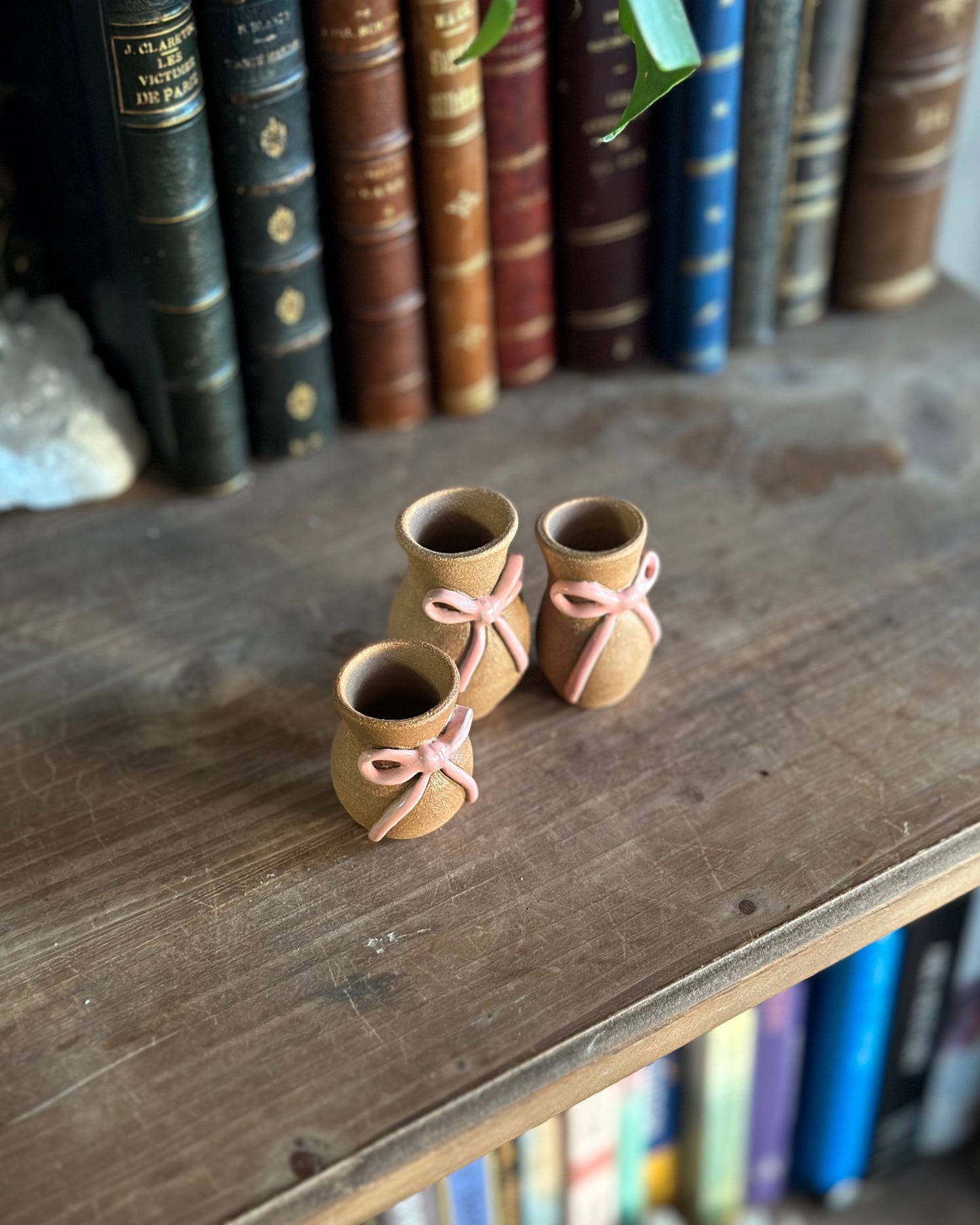 Miniature Bow Vases