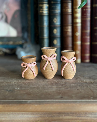 Miniature Bow Vases
