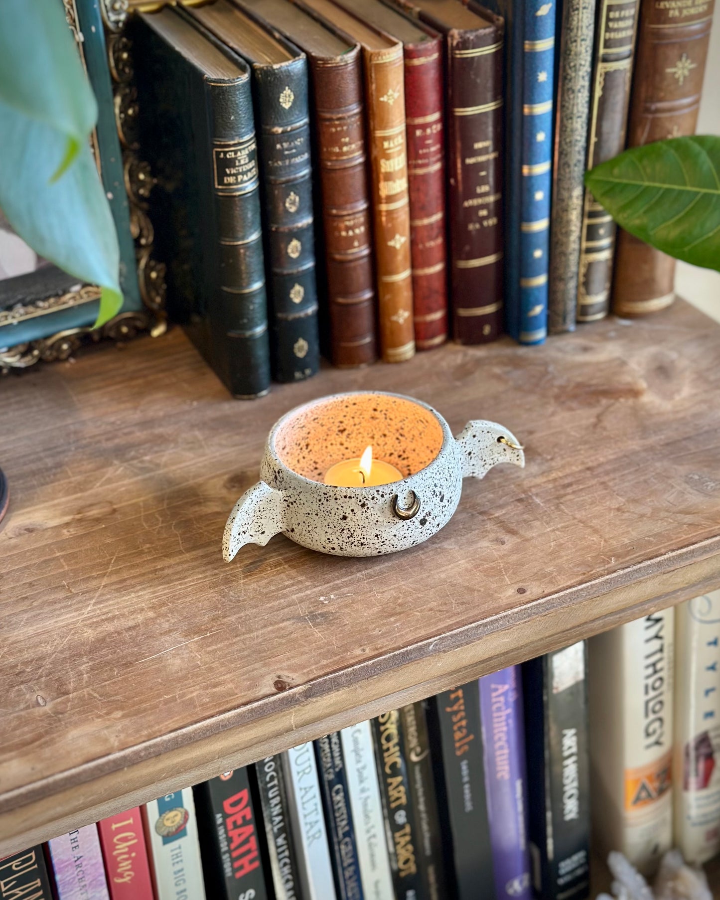 Bat Guardian - Fossil (Pierced)