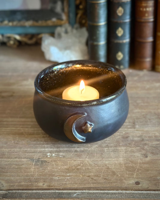 Golden Starlight Cauldron Bowl