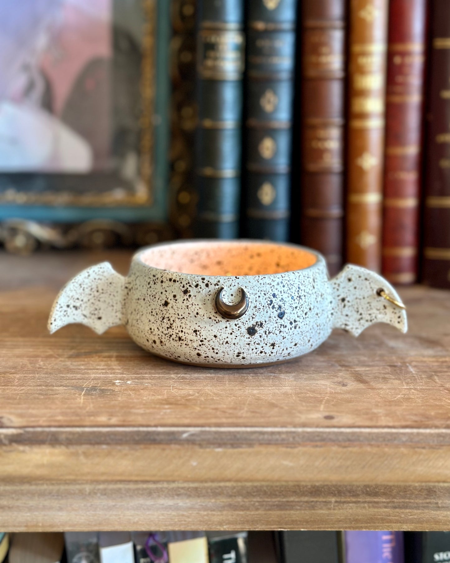 Bat Guardian - Fossil (Pierced)