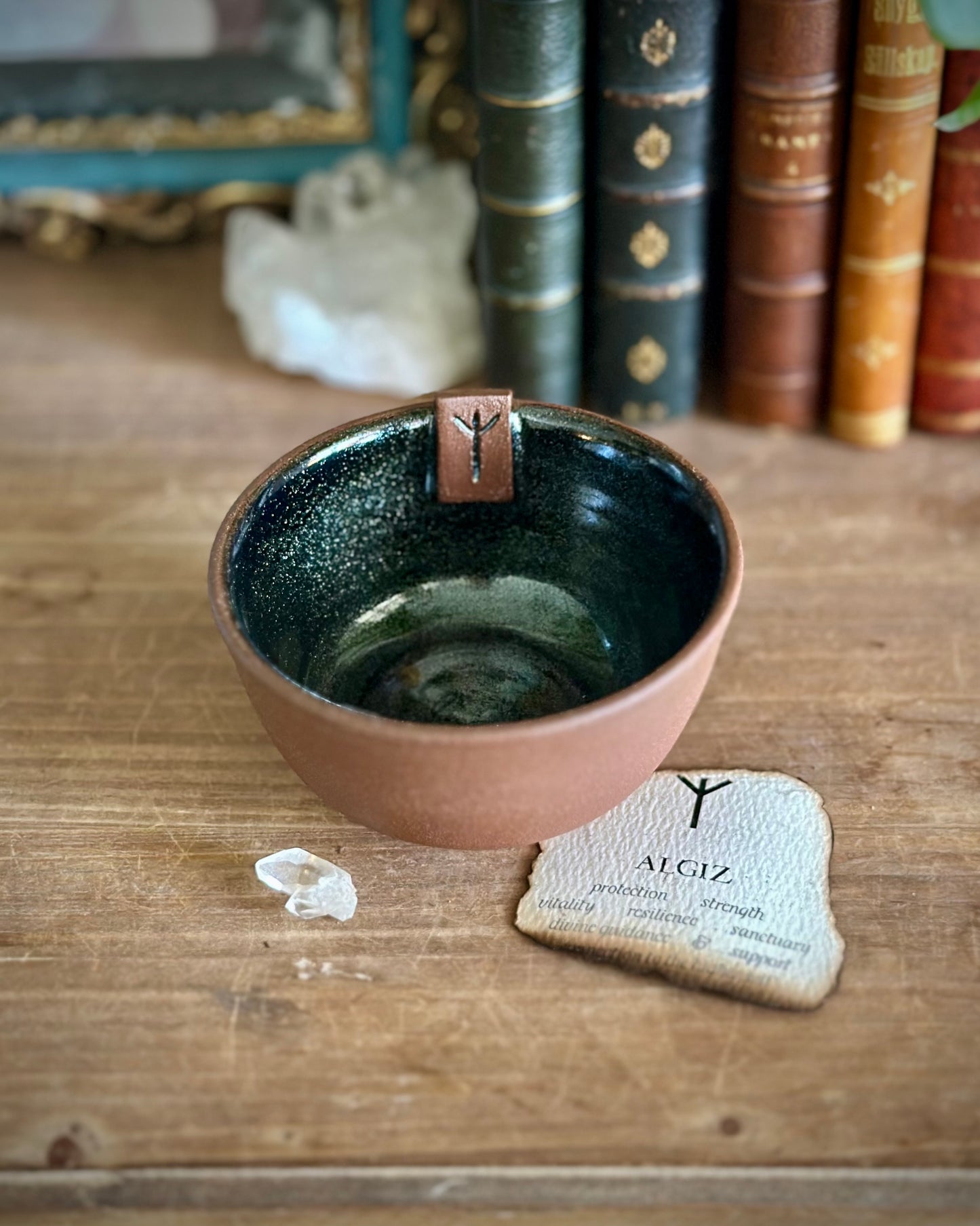 Algiz Offering Bowl - Starlight