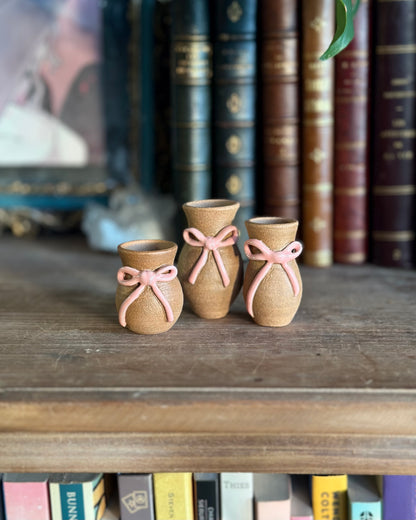 Miniature Bow Vases