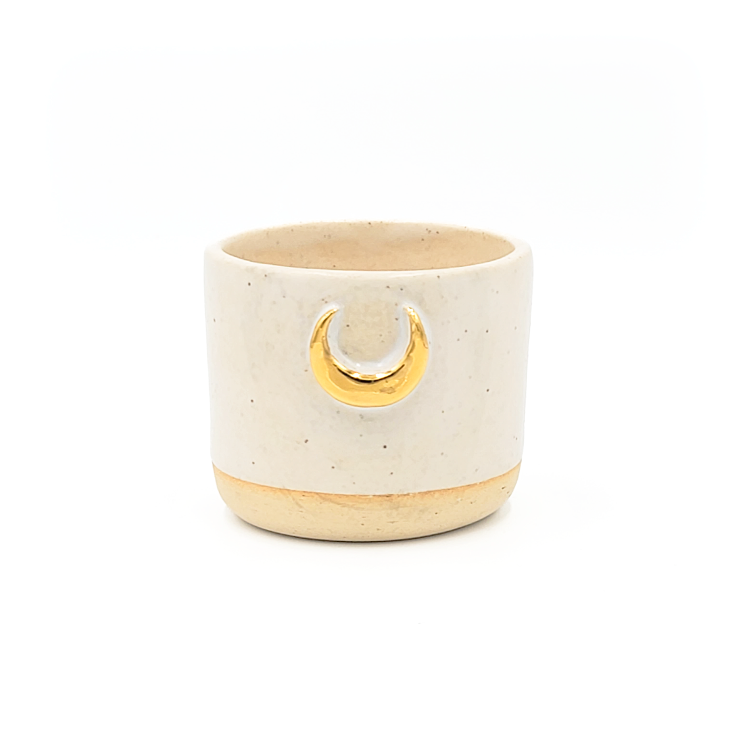 White Moon Gilded Planter (Made to Order)