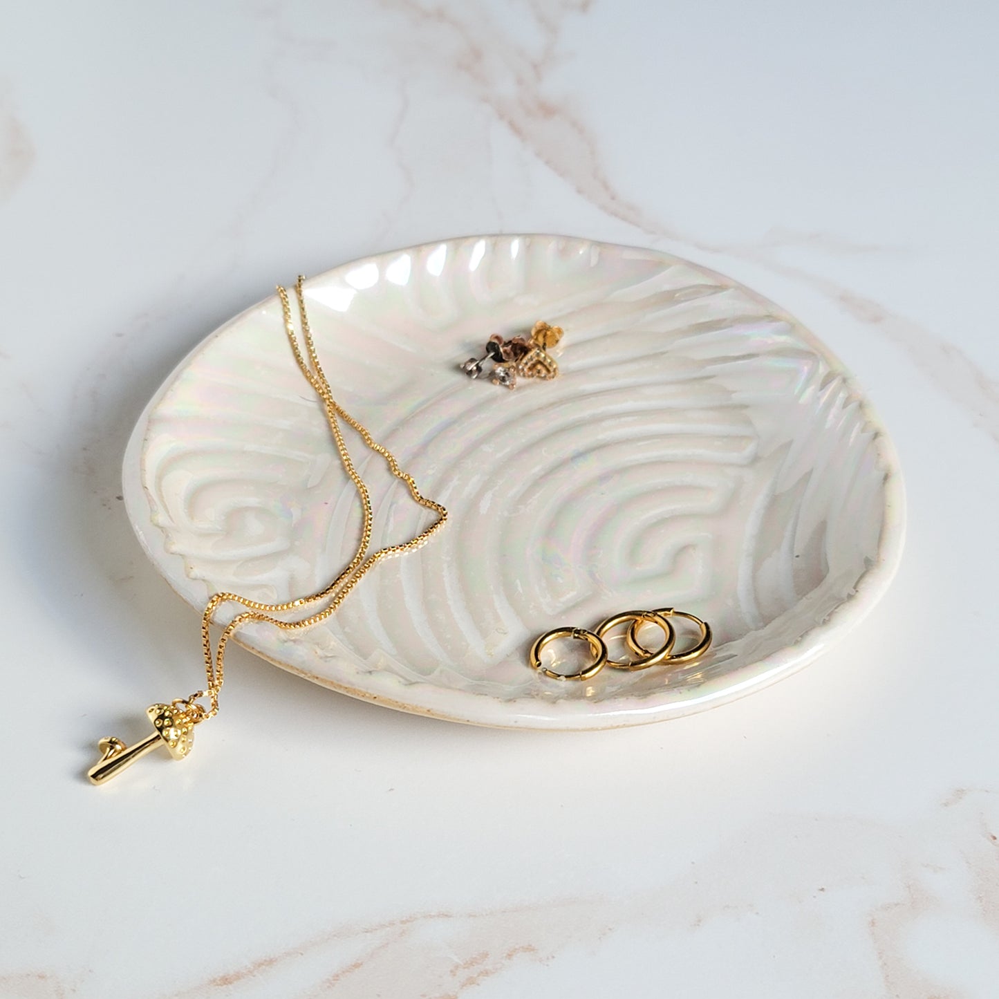 Iridescent Trinket Dish